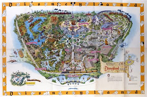 Map of Disneyland California